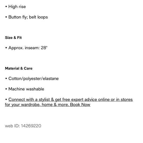 Women’s High Rise Button Fly Straight Leg Jeans NWT - Picture 10 of 10